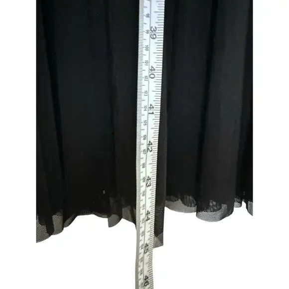 WEISSMAN Dance Costume black velvet maxi applique dress WASTE OF TIME 10984 SA - Picture 10 of 15